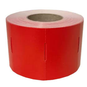   Polccímke 40x55mm Hőpapír Prémium Kartoncímke PIROS 600db/tek.