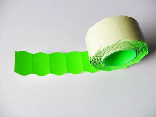 25x16 Árazószalag FLUO ZÖLD