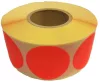 38mm Körcímke FLUO PIROS