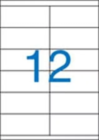 Victoria A4 Etikett, univerzális, 105x48 mm, 1200 etikett/csomag (LCV11373)