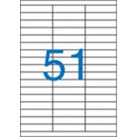   Victoria A4 Etikett, univerzális, 70x16,9 mm, 5100 etikett/csomag (LCV11386)