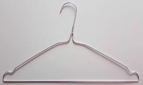 40cm Ezüst Drót Vállfa 