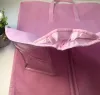 Pink Alkalmi Ruhazsák Fekete Szegéllyel + 1db Fehér Vállfa