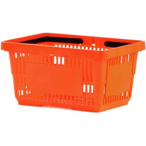22L Bevásárló Kosár 2 füles NARANCS