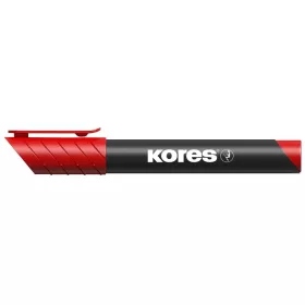   Alkoholos marker, 3-5 mm, kúpos, KORES "K-Marker", piros